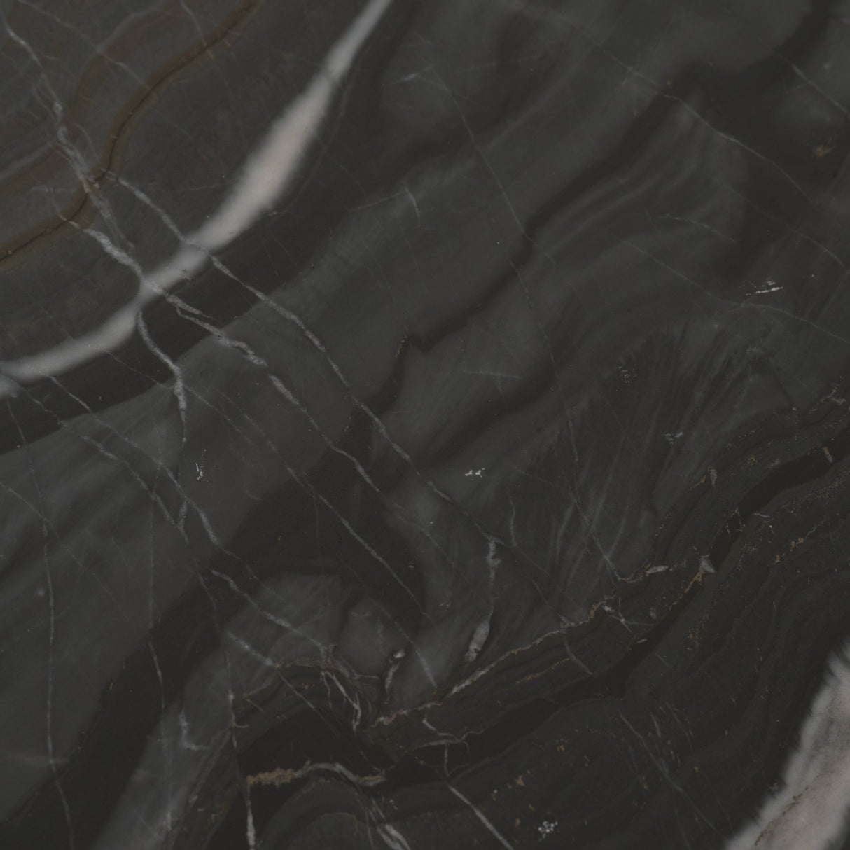 Rumer Black Wood w/ Black Marble Coffee Table from Mercana - Luna Furniture