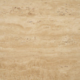 Torreno 42" Travertine Round Top Hexagon Pedestal Dining Table from Mercana - Luna Furniture