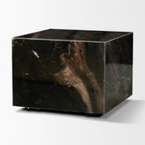 Quadra 20" Solid Cappuccino Marble Square Coffee Table from Mercana - Luna Furniture