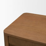 Wexlan Solid Wood w/ Leather Weave 4 Door Closed Sideboard from Mercana - Luna Furniture