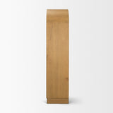 Hawthorne Solid Oak Wood w/ Glass Curio Cabinet from Mercana - Luna Furniture