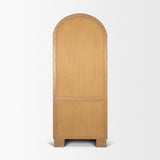 Hawthorne Solid Oak Wood w/ Glass Curio Cabinet from Mercana - Luna Furniture