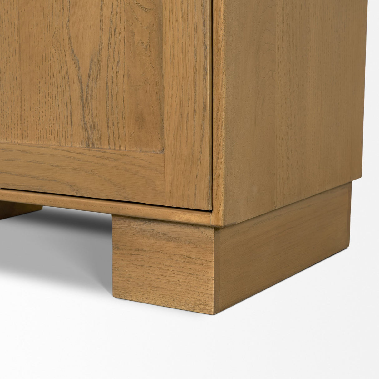 Hawthorne Solid Oak Wood w/ Glass Curio Cabinet from Mercana - Luna Furniture