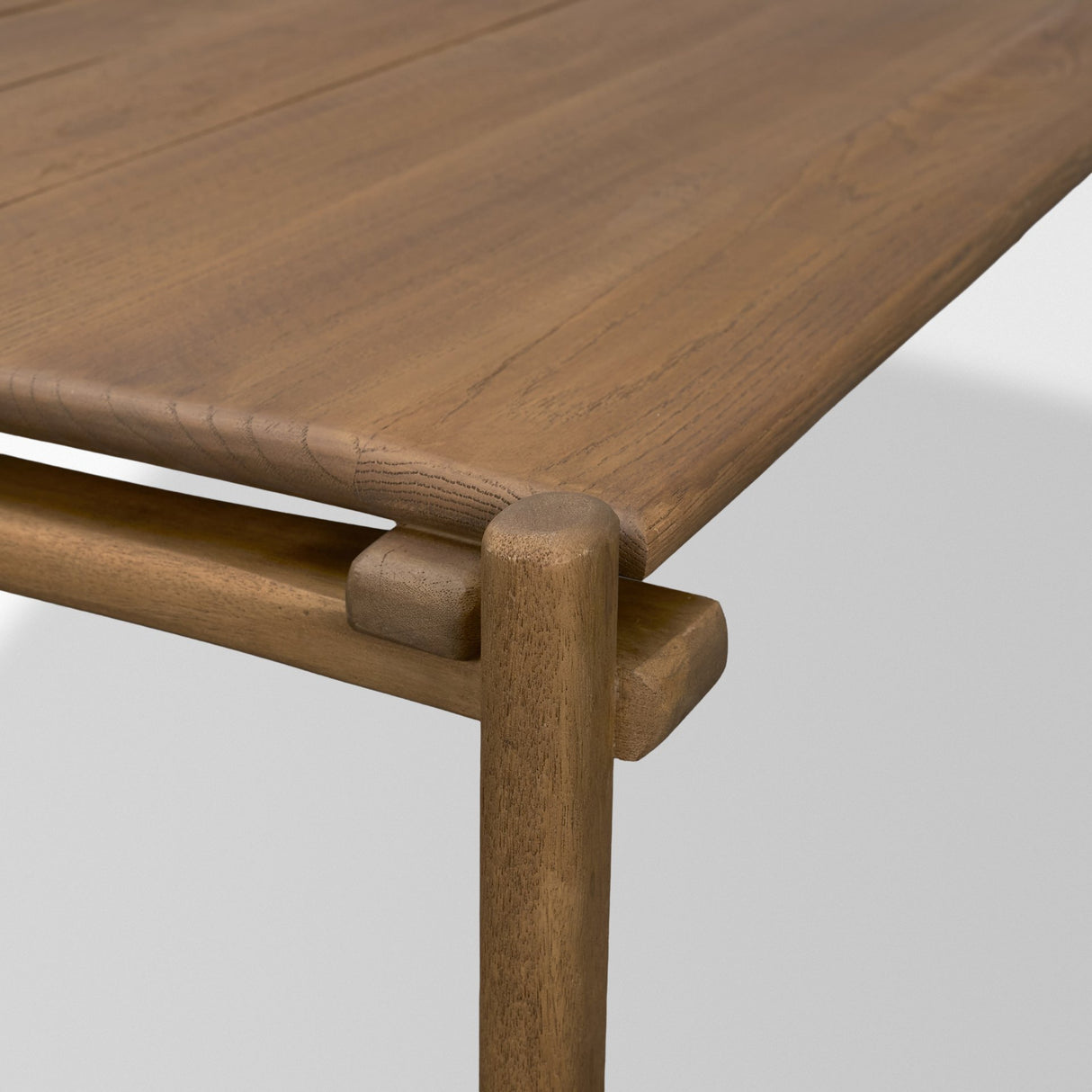 Riven Oak Wood Rectangular Coffee Table from Mercana - Luna Furniture