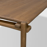 Riven Oak Wood Rectangular Coffee Table from Mercana - Luna Furniture
