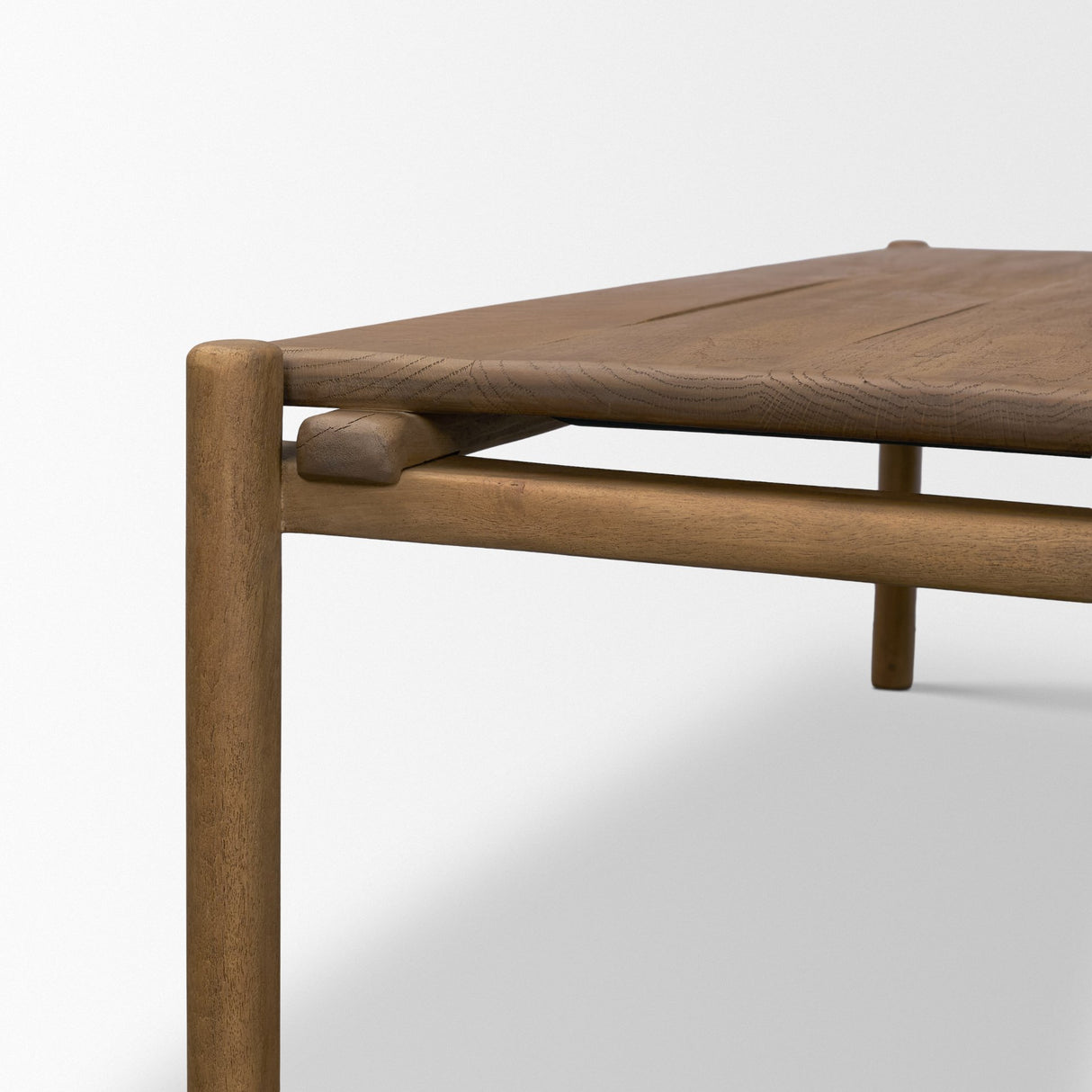 Riven Oak Wood Rectangular Coffee Table from Mercana - Luna Furniture