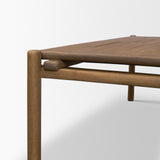 Riven Oak Wood Rectangular Coffee Table from Mercana - Luna Furniture