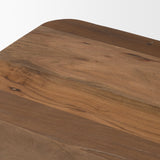 Dunmore Solid Wood Rectangular Open Shelf Side Table from Mercana - Luna Furniture