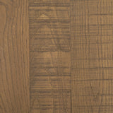 Riven Oak Wood Square Side Table from Mercana - Luna Furniture