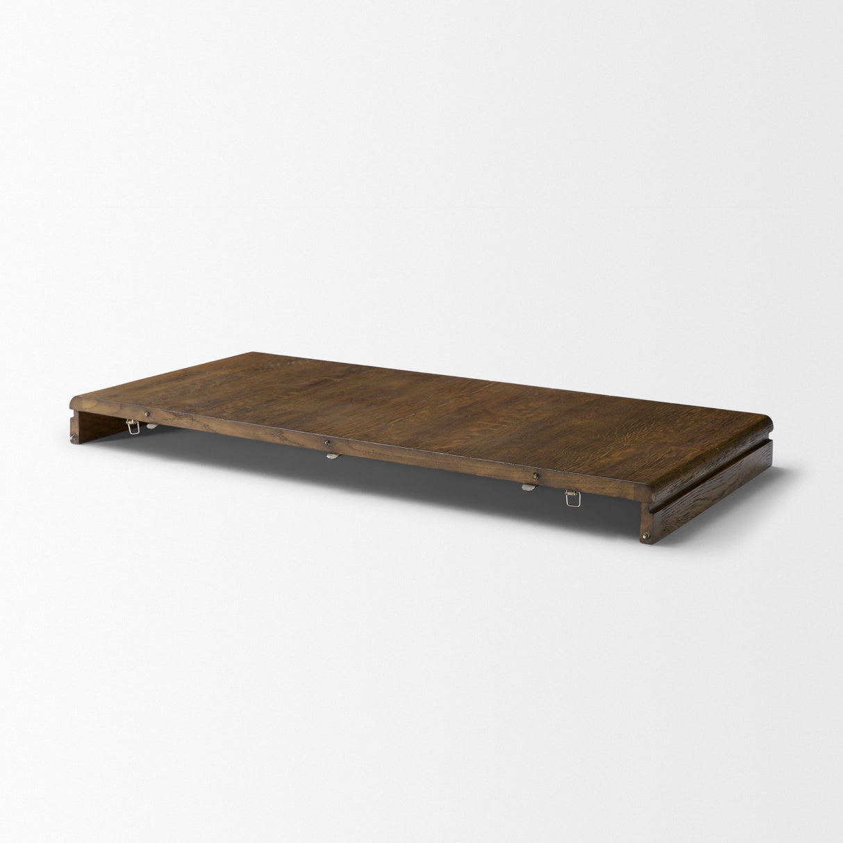 Kendrix 84" Dark Brown Oak Wood Extendable Rectangular Dining Table from Mercana - Luna Furniture