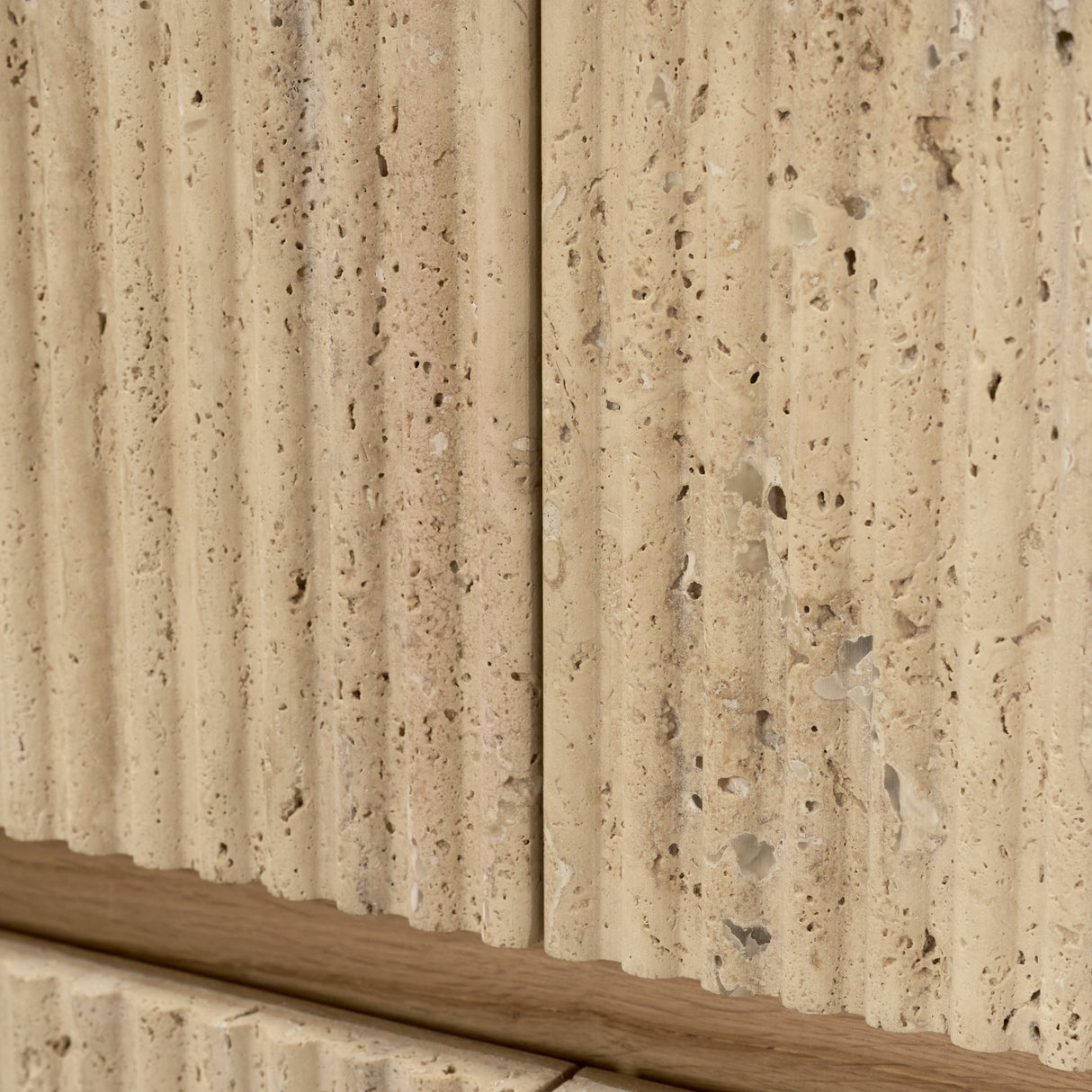 Travona Oak Wood w/ Travertine 6 Drawer Dresser from Mercana - Luna Furniture
