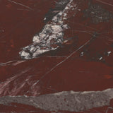 Forma Rosso Red Marble Round Side Table from Mercana - Luna Furniture