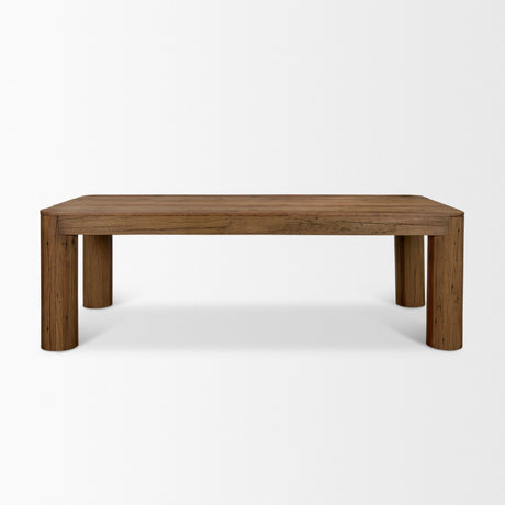 Hewitt 94" Rectangular Smooth Reclaimed Wood Dining Table from Mercana - Luna Furniture