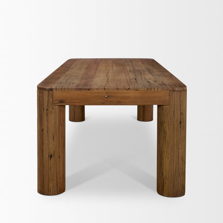 Hewitt 94" Rectangular Smooth Reclaimed Wood Dining Table from Mercana - Luna Furniture