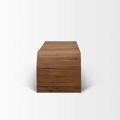 Denton Medium Brown Relcaimed Wood Bench from Mercana - Luna Furniture