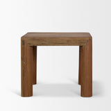 Hewitt Square Smooth Reclaimed Wood Side Table from Mercana - Luna Furniture
