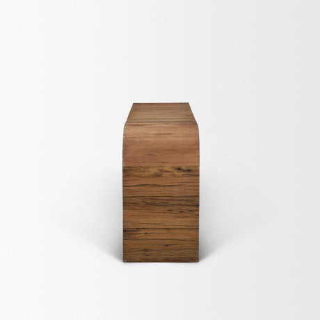 Denton Medium Brown Relcaimed Wood Console Table from Mercana - Luna Furniture
