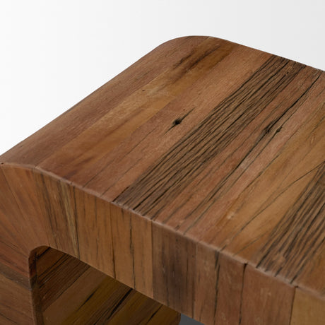 Denton Medium Brown Relcaimed Wood Console Table from Mercana - Luna Furniture