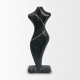 Contour Black Marble Silhouette Decorative Object from Mercana - Luna Furniture