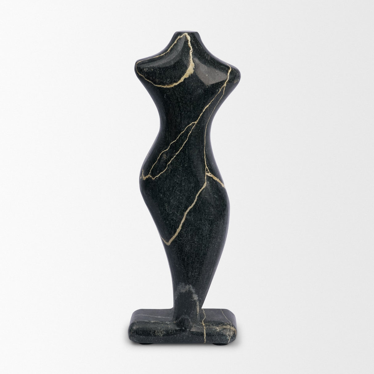 Contour Black Marble Silhouette Decorative Object from Mercana - Luna Furniture
