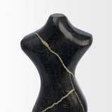 Contour Black Marble Silhouette Decorative Object from Mercana - Luna Furniture