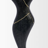 Contour Black Marble Silhouette Decorative Object from Mercana - Luna Furniture