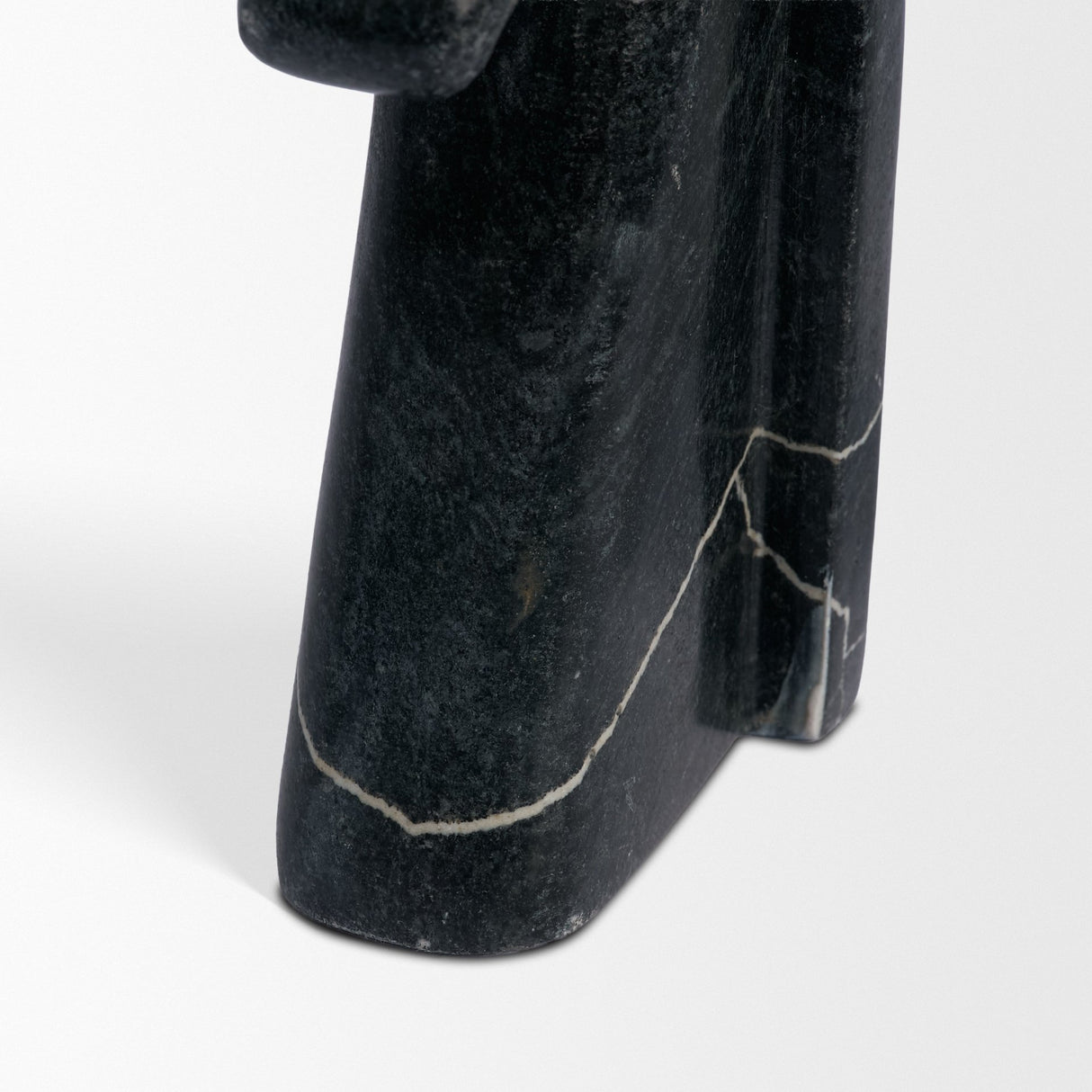 Cavalli Black and White Marble Horse Bookends from Mercana - Luna Furniture