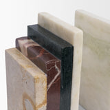 Corte Mixed Marble Stacked Bookends from Mercana - Luna Furniture