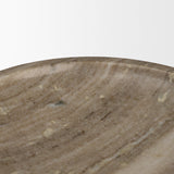 Vasca Gray Marble Decorative Pedestal Bowl from Mercana - Luna Furniture