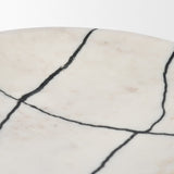 Sintessi Round White Marble Decorative Bowl from Mercana - Luna Furniture