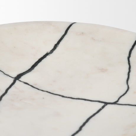 Sintessi Round White Marble Decorative Bowl from Mercana - Luna Furniture