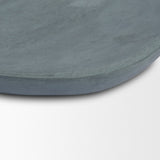 Tria Rounded Triangular Grey Marble Decorative Tray from Mercana - Luna Furniture