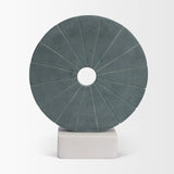 Orin Gray Marble Round Disc Decorative Object from Mercana - Luna Furniture