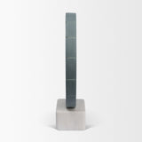 Orin Gray Marble Round Disc Decorative Object from Mercana - Luna Furniture