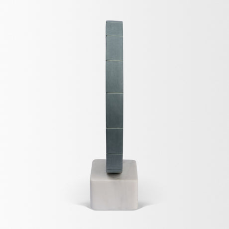 Orin Gray Marble Round Disc Decorative Object from Mercana - Luna Furniture