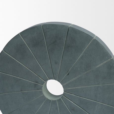 Orin Gray Marble Round Disc Decorative Object from Mercana - Luna Furniture
