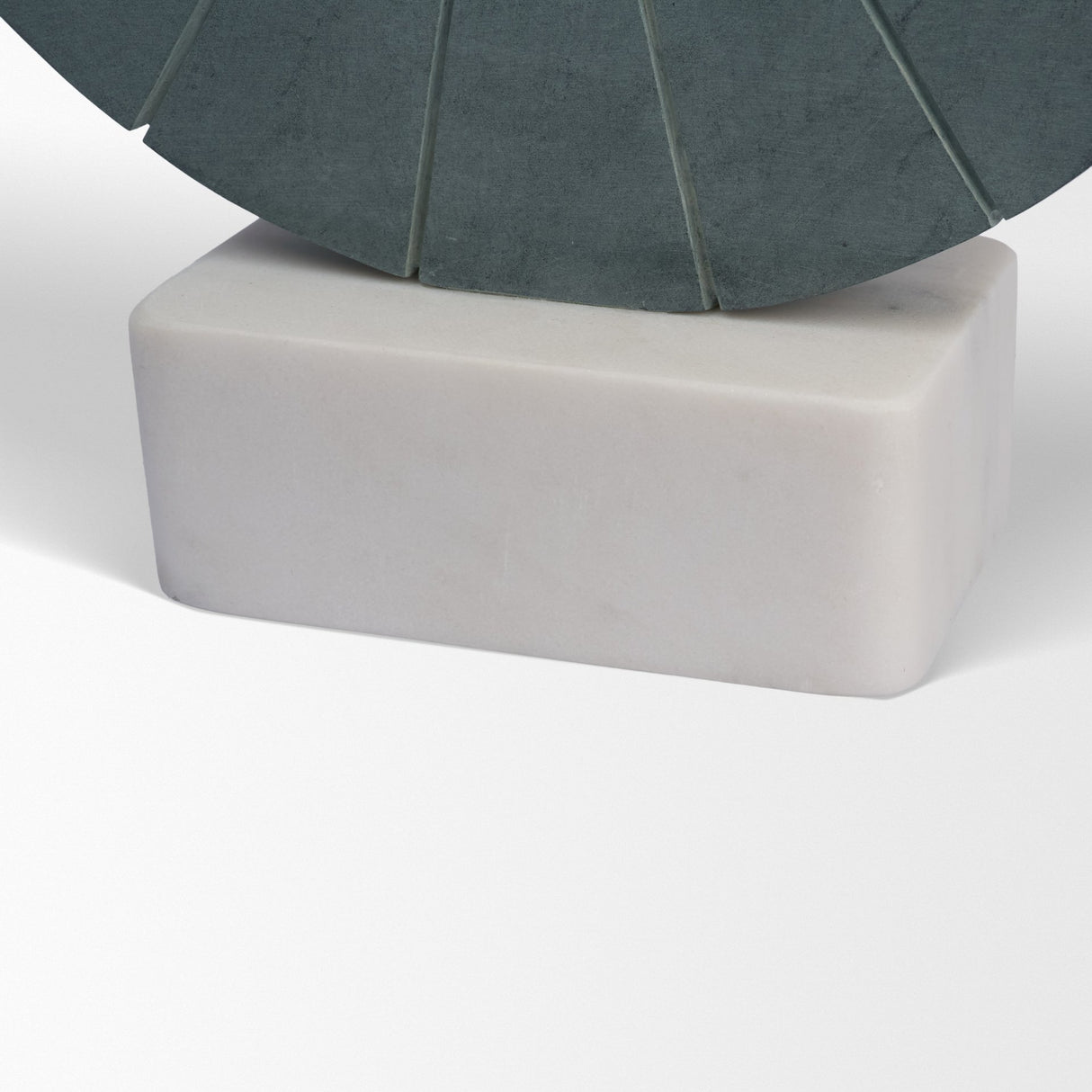 Orin Gray Marble Round Disc Decorative Object from Mercana - Luna Furniture