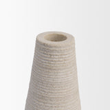 Cono Off-White Marble Cone Shaped Candle Holders (Set of 2) from Mercana - Luna Furniture