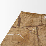 Matteo Solid Rainforest Rust Marble Rectangular Coffee Table from Mercana - Luna Furniture