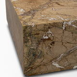 Matteo Solid Rainforest Rust Marble Rectangular Coffee Table from Mercana - Luna Furniture