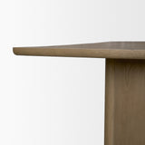 Alden 84" Rectangular Medium Brown Wood Dining Table from Mercana - Luna Furniture