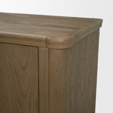 Alden Medium Brown Wood 4-Door Closed Sideboard from Mercana - Luna Furniture