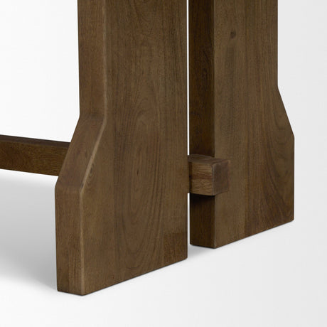 Rooke 84" Solid Wood Extendable Rectangular Dining Table from Mercana - Luna Furniture