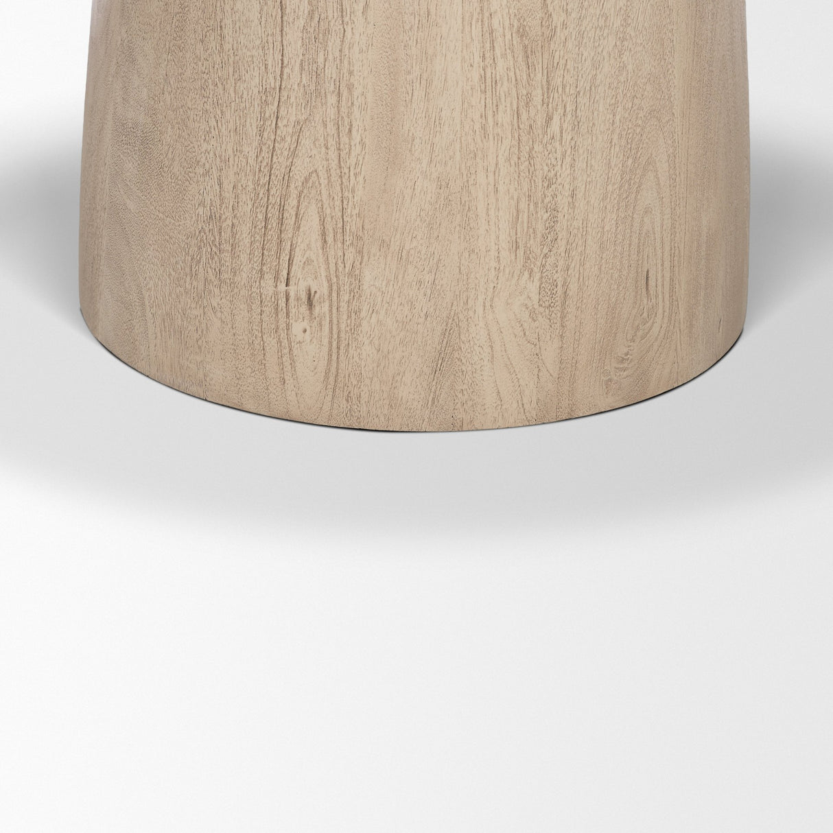 Allyson 42" Light Wood Base w/ Travertine Top Dining Table from Mercana - Luna Furniture