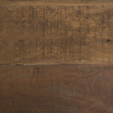 Ashwick Dark Brown Reclaimed Wood Square Coffee Table from Mercana - Luna Furniture