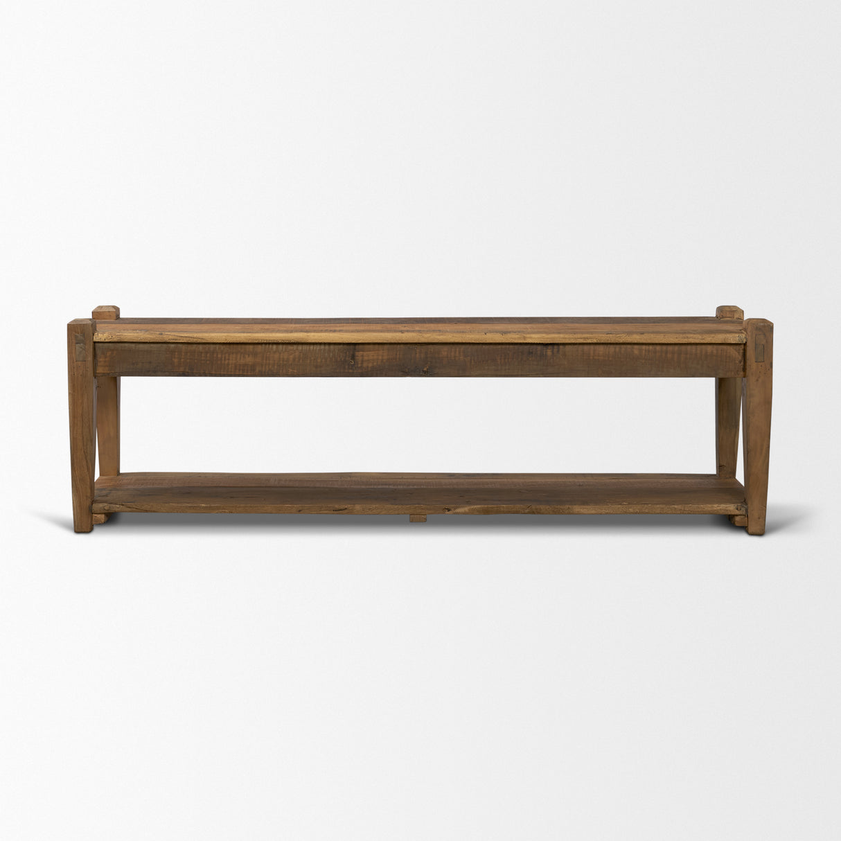 Ashwick Dark Brown Reclaimed Wood Bench from Mercana - Luna Furniture