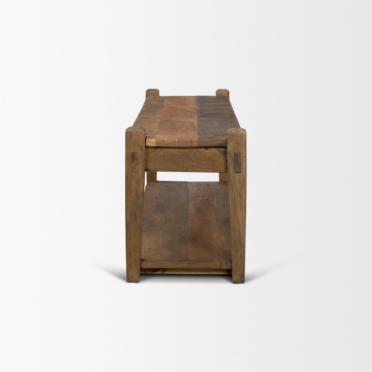 Ashwick Dark Brown Reclaimed Wood Bench from Mercana - Luna Furniture