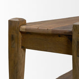 Ashwick Dark Brown Reclaimed Wood Bench from Mercana - Luna Furniture