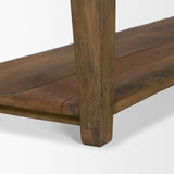 Ashwick Dark Brown Reclaimed Wood Bench from Mercana - Luna Furniture