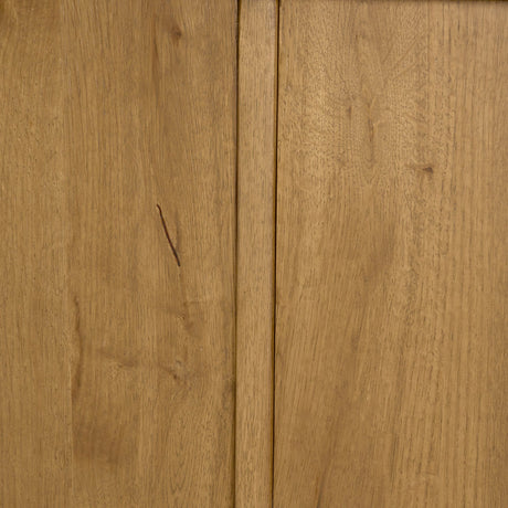 Alcott Brown Wood 4 Door Closed Sideboard from Mercana - Luna Furniture